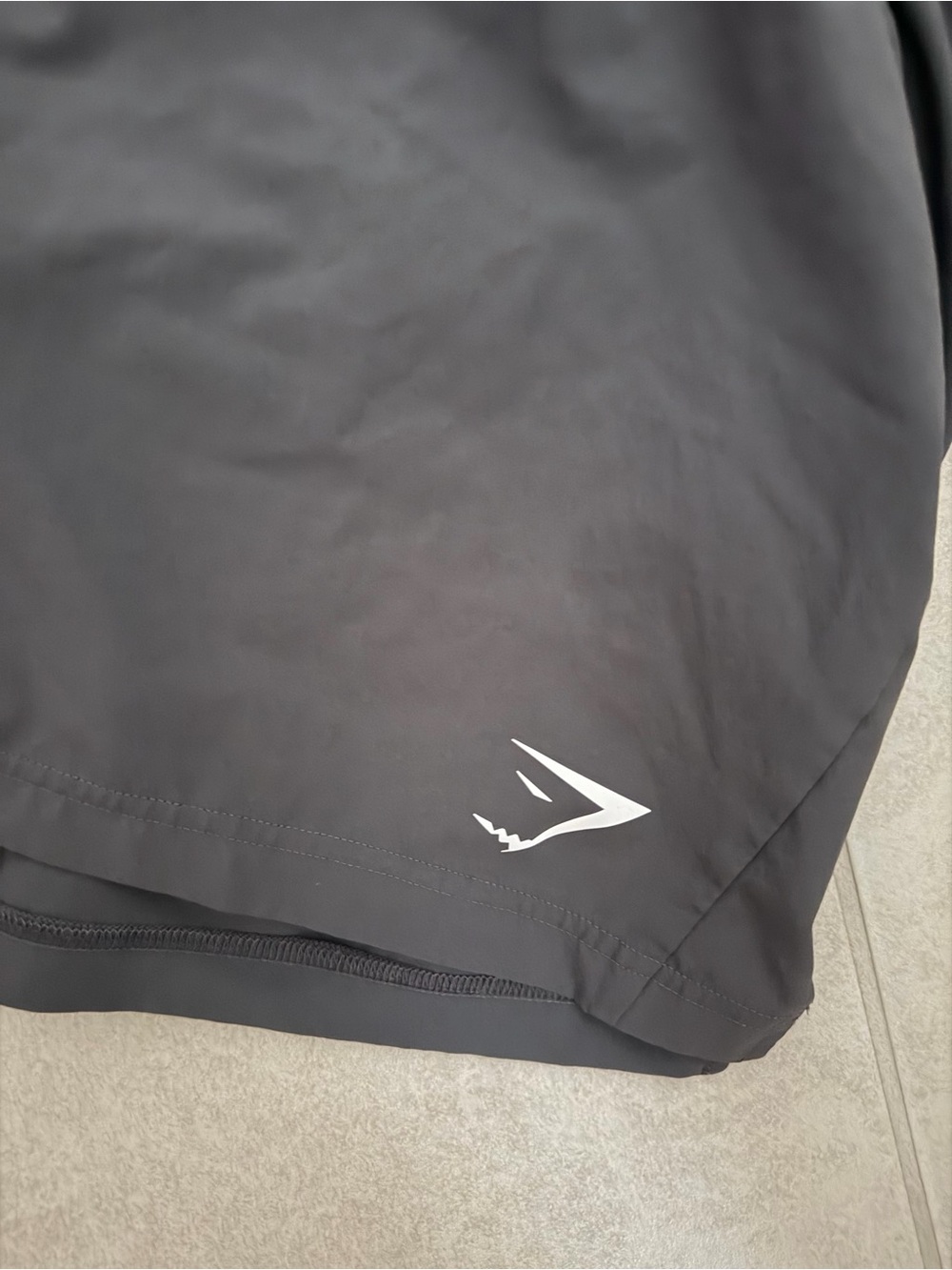 Gymshark Black Active Training Shorts Drawstring Waistband Lined 5 inch - Picture 2 of 8